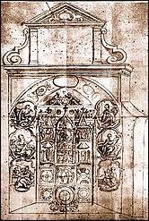 Nvrh prav z r. 1661. Kresba tukou