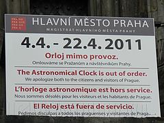 oprava orloje duben 2011